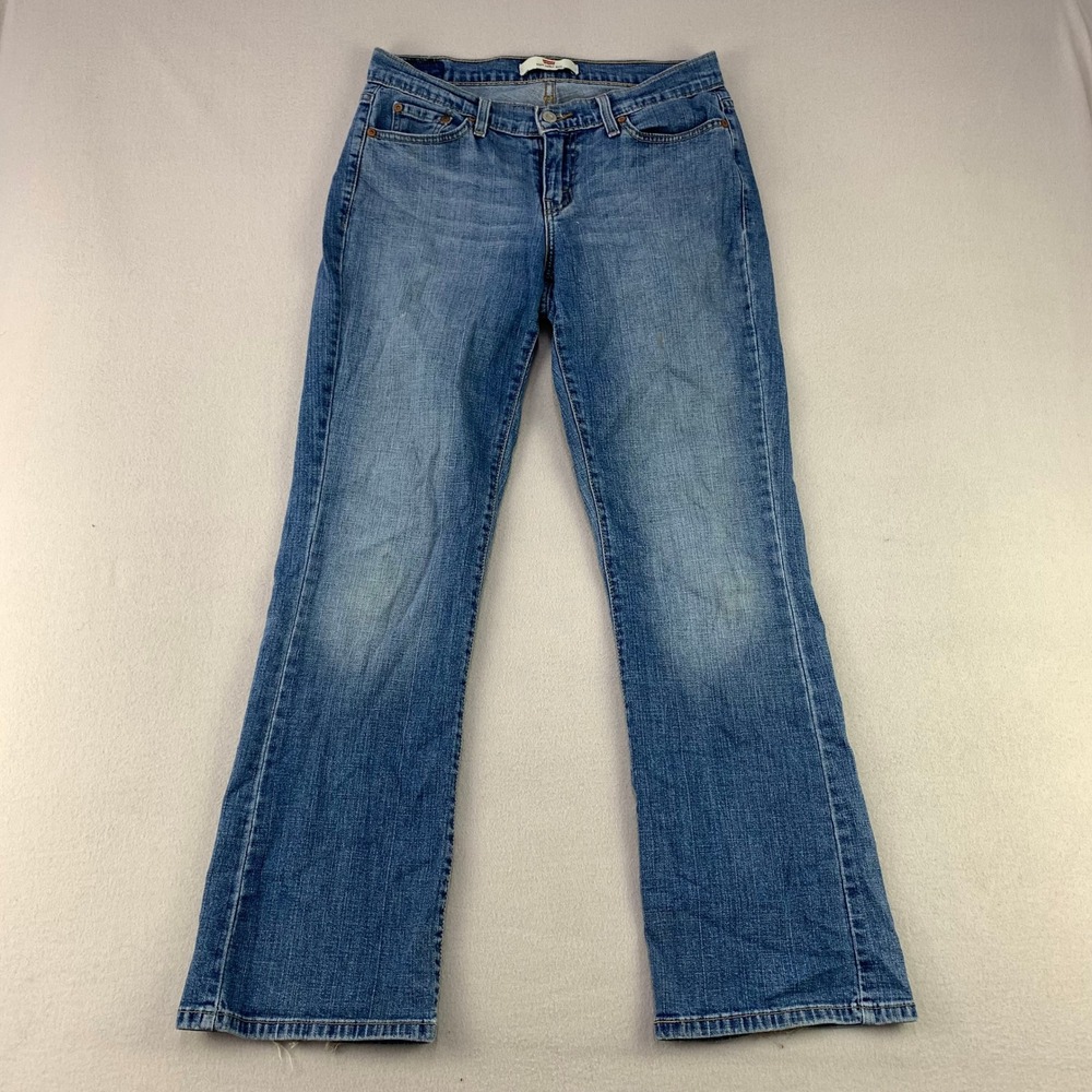 VTG Y2K Levi's 529 Curvy Boot Jeans Women 31x30 Blue Denim Mid Rise Stretch